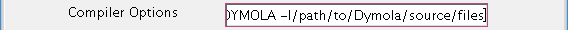 -I/path/to/Dymola/source/files